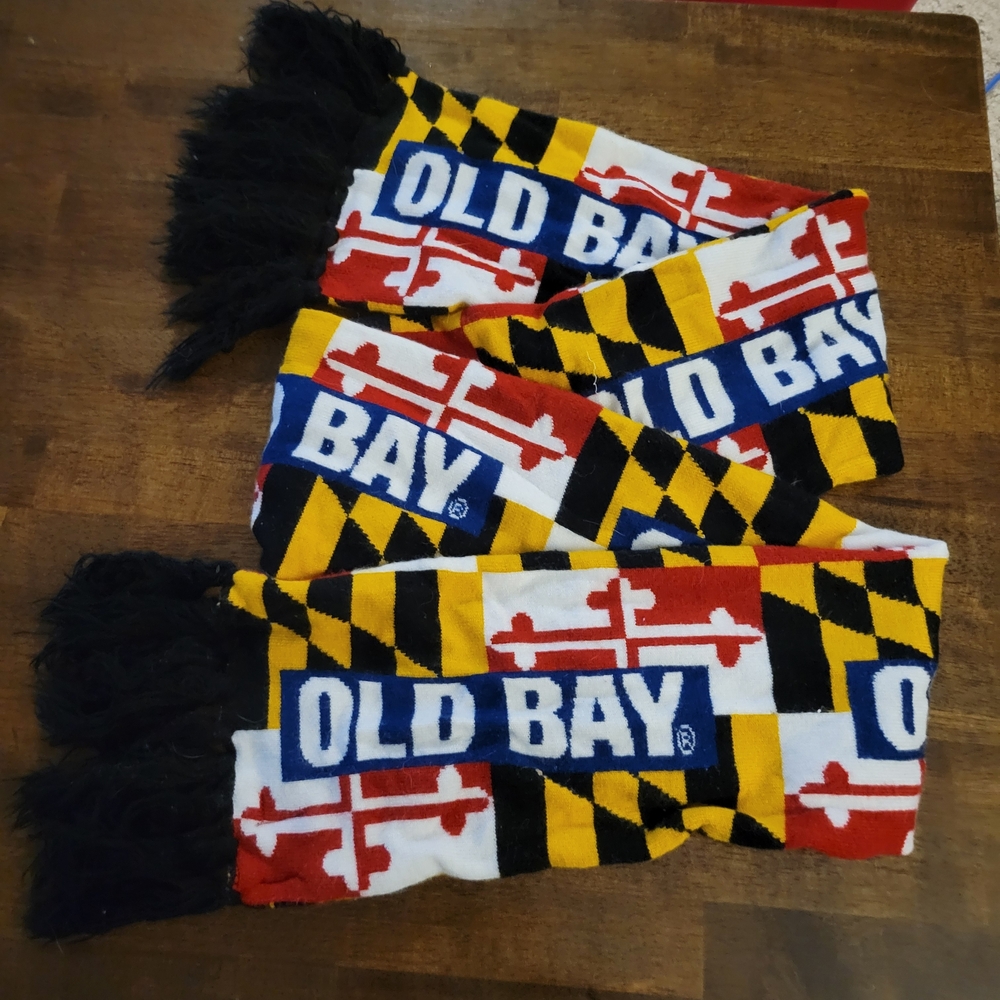 Old Bay Maryland Knit Scarf